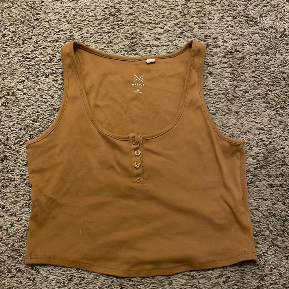 Cute brown crop top